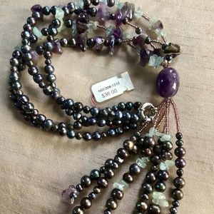 Beautiful semi-precious stone necklace